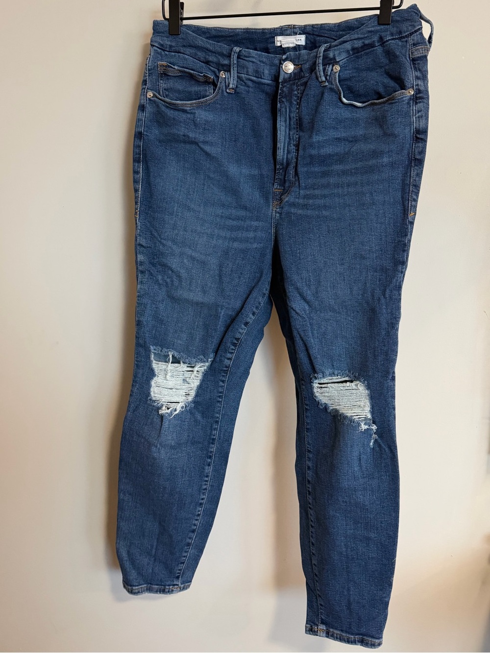 Good American Good Legs Distressed Skinny Jeans